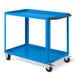 vendita online Carrello clever 1004 large mm.1024x615x817h - blu ral5012 Carrelli e Contenitori Per Officina - Moduli Per Carrelli Fami